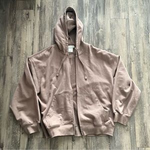 H&M Zip Up Jacket | Tan